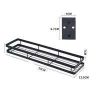 Metal Wall-Mounted Spice Rack Multifunctional Item
