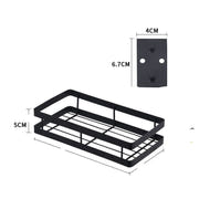 Metal Wall-Mounted Spice Rack Multifunctional Item