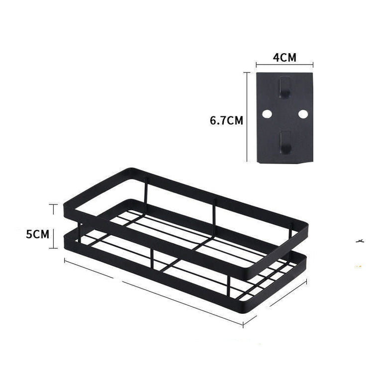 Metal Wall-Mounted Spice Rack Multifunctional Item