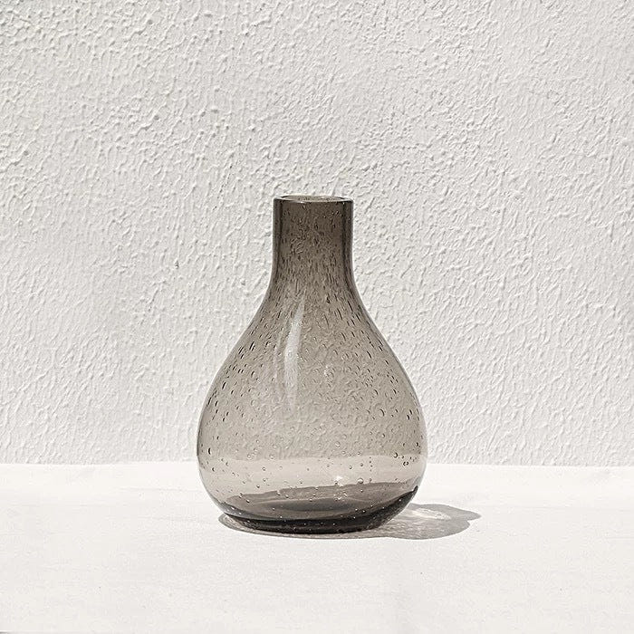 Glass Bubble Vase – Decorative Accent
