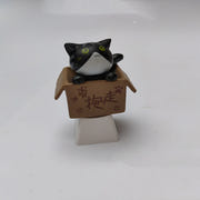 Kawaii Mini Cat Ornament Garden kitten statue Gift For Kids