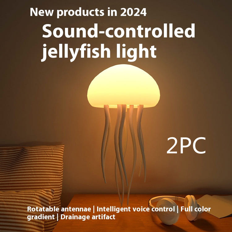 Jellyfish Mood Lamp LED Jellyfish Night Light For Bedside Desk
