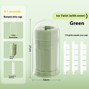 Twisting Ice Cup Rotating Release Ice Cube