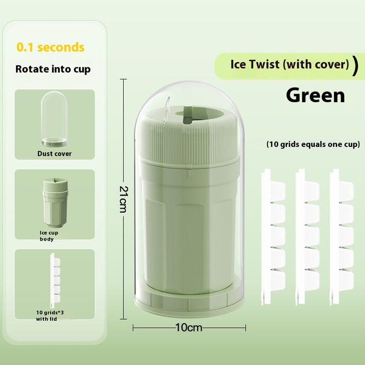 Twisting Ice Cup Rotating Release Ice Cube