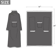 Catalonia Sherpa Wearable Blanket with Sleeves Arms