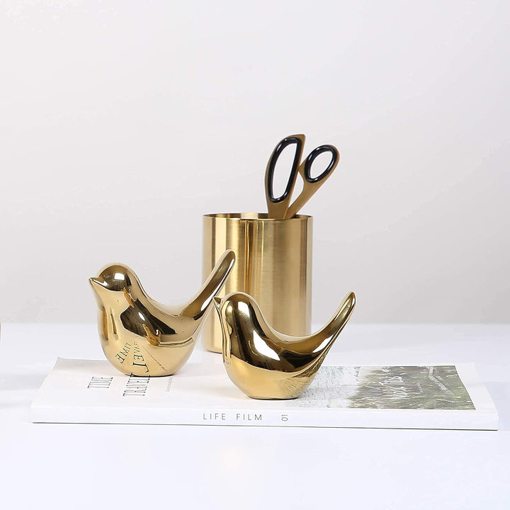 FANTESTICRYAN Gold Bird Decorative Figurine