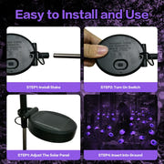 BeHiller 2-Pack Solar Halloween Eyeball Lights