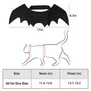 Cat Halloween Bat Wings Costume – Dress-Up Accessory for Cats & Small Dogs