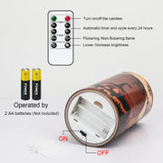 Eldnacele Halloween Flameless LED Candles