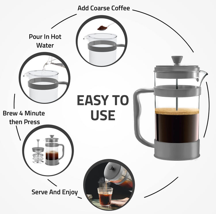 Utopia Kitchen 34 Ounce 1 Liter French Press Coffee Maker