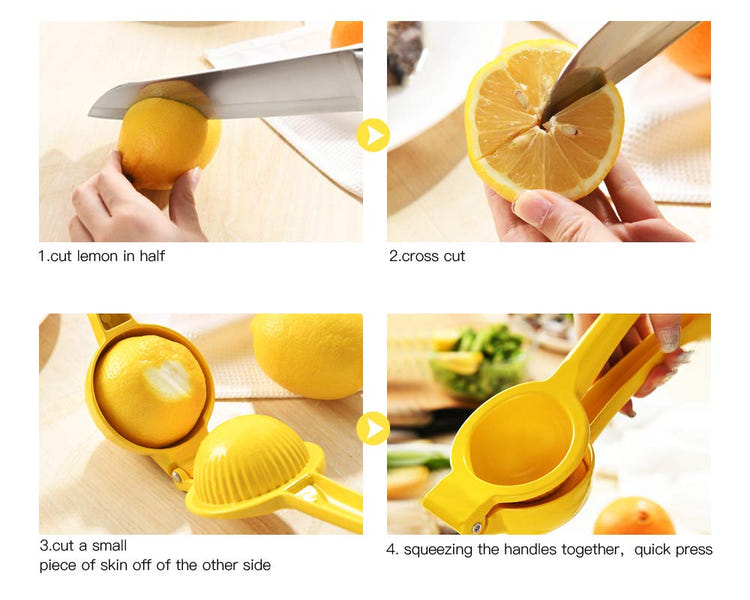 Manual Juicer Citrus Lemon Squeezer, Fruit Juicer Lime Press Metal
