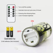 Eldnacele Halloween Flameless LED Candles