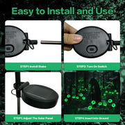BeHiller 2-Pack Solar Halloween Eyeball Lights