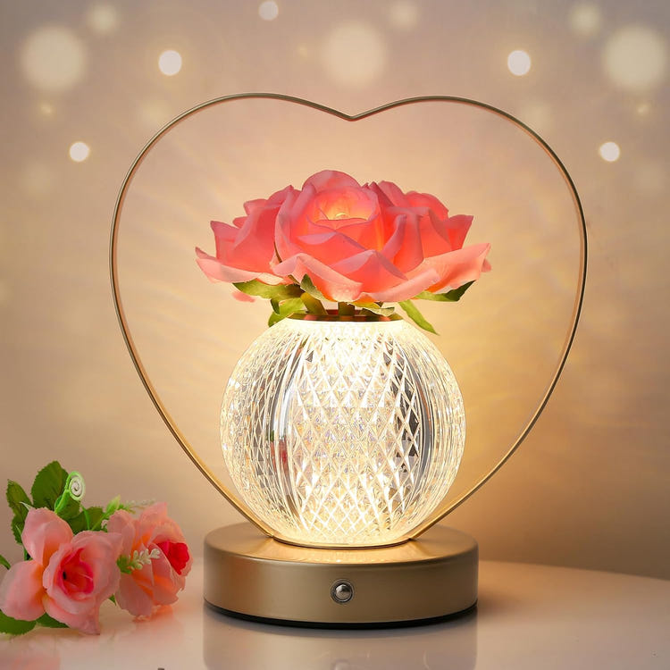 Rechargeable Sunflowers Cordless Touch Table Lamp