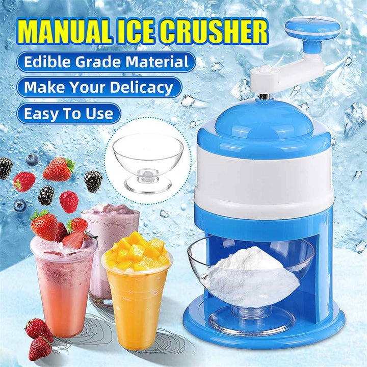 Portable Manual Ice Crushers Hand Crank Ice Shaver Summer Gadgets