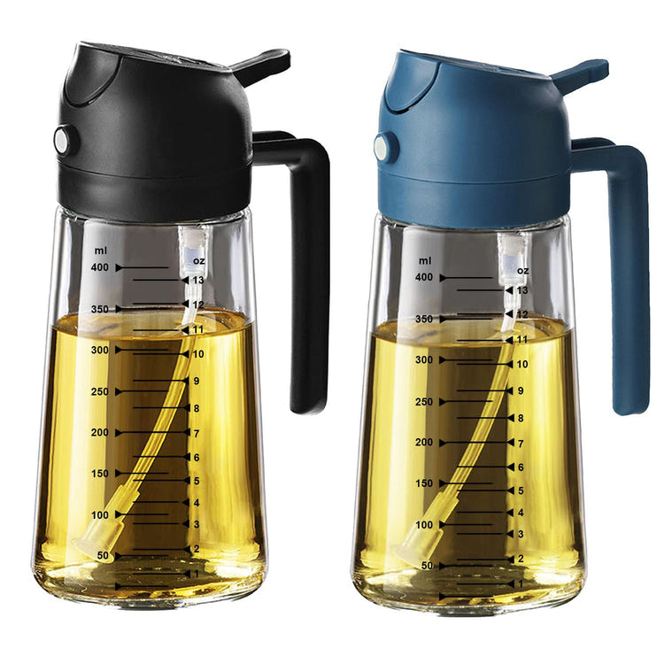 TrendPlain 16oz/470ml Glass Olive Oil Sprayer for Cooking