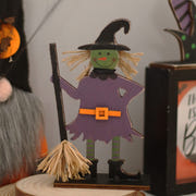 Halloween Wooden Tabletop Decorations (Set of 5)