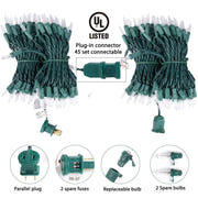Minetom 25FT Halloween Purple String Lights