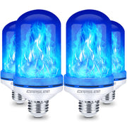 LED Flame Light Bulbs – 2 Pack, 4 Modes, E26 Base