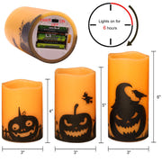 Eldnacele Halloween Flameless LED Candles