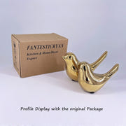 FANTESTICRYAN Gold Bird Decorative Figurine