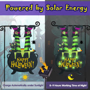 Halloween Lighted Garden Flag for Outside