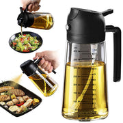 TrendPlain 16oz/470ml Glass Olive Oil Sprayer for Cooking