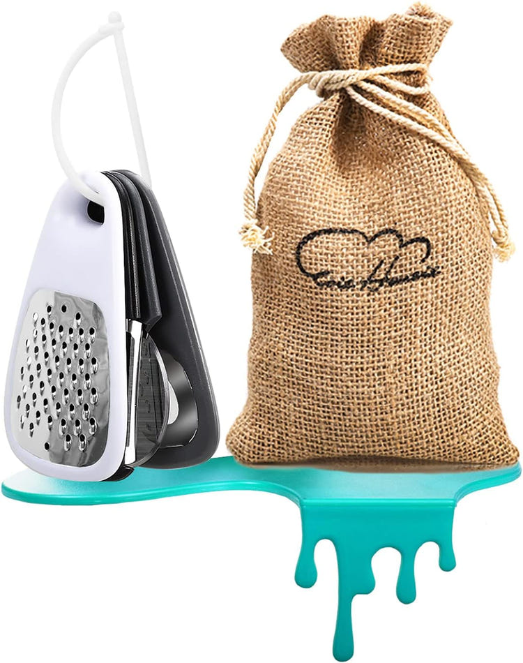 5 Piece Kitchen Tools Set with Grater Peeler Opener and Cutter