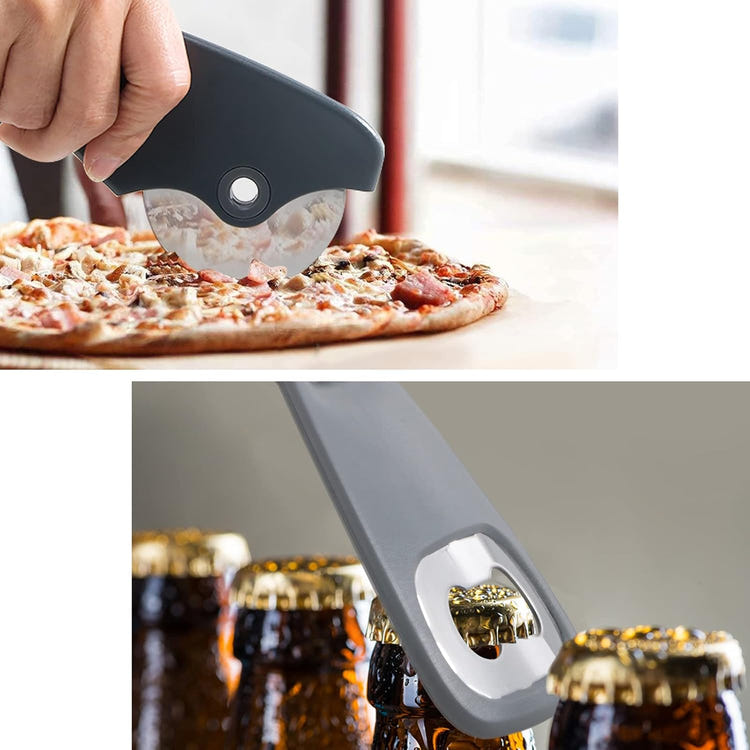 5 Piece Kitchen Tools Set with Grater Peeler Opener and Cutter