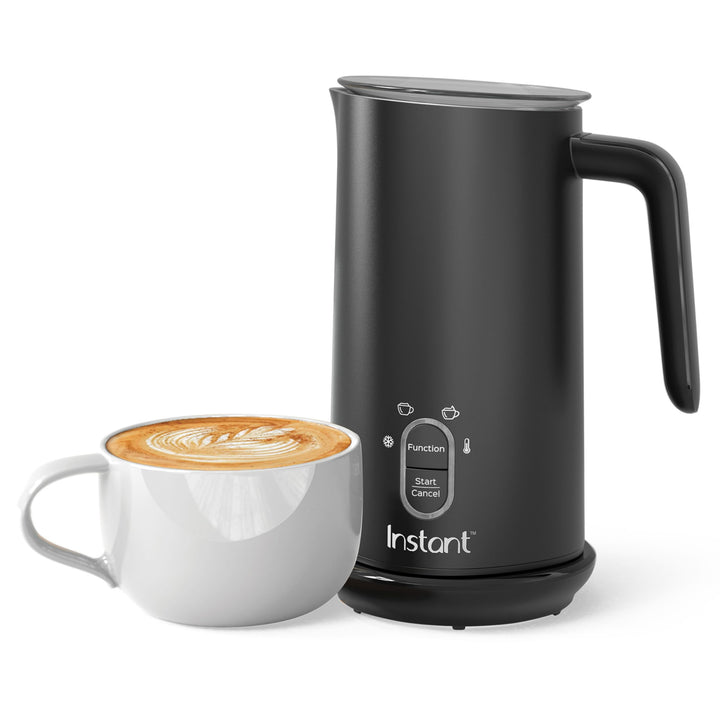 Instant Pot Milk Frother, 4-in-1 Electric Milk Steamer 500W, Black