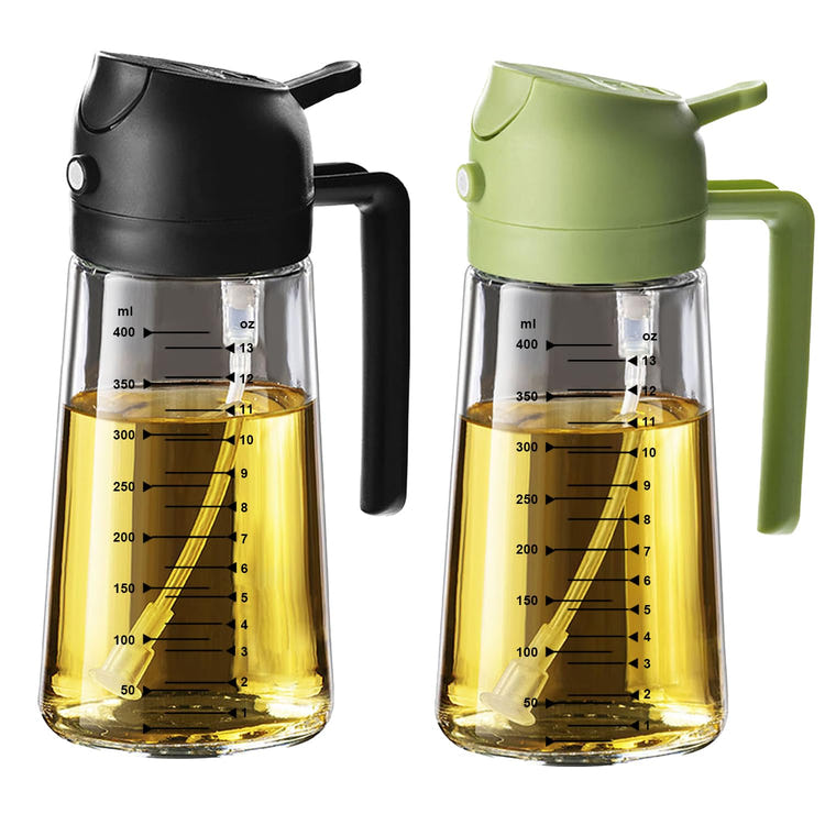 TrendPlain 16oz/470ml Glass Olive Oil Sprayer for Cooking