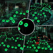 BeHiller 2-Pack Solar Halloween Eyeball Lights