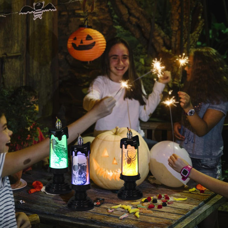 Eldnacele Halloween Flameless LED Candles