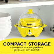 DASH Rapid Egg Cooker: 7 Egg Capacity Electric Egg Cooker for Hard Boiled Eggs