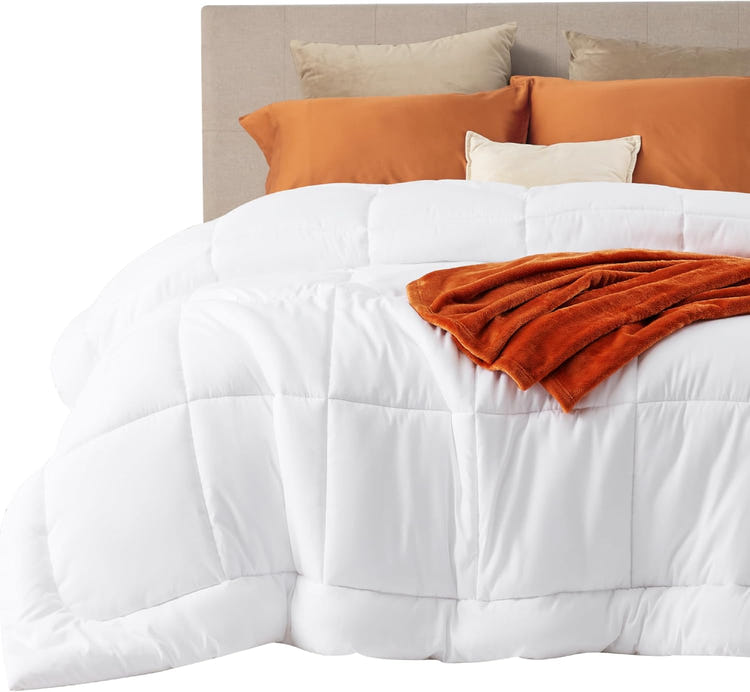 Bedsure Queen Comforter Duvet Insert White