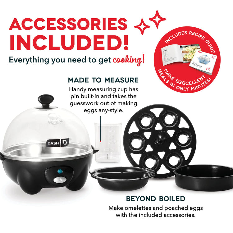 DASH Rapid Egg Cooker: 7 Egg Capacity Electric Egg Cooker for Hard Boiled Eggs