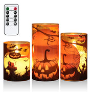 Eldnacele Halloween Flameless LED Candles