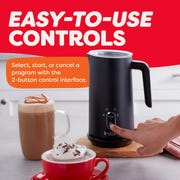 Instant Pot Milk Frother, 4-in-1 Electric Milk Steamer 500W, Black