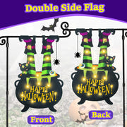 Halloween Lighted Garden Flag for Outside