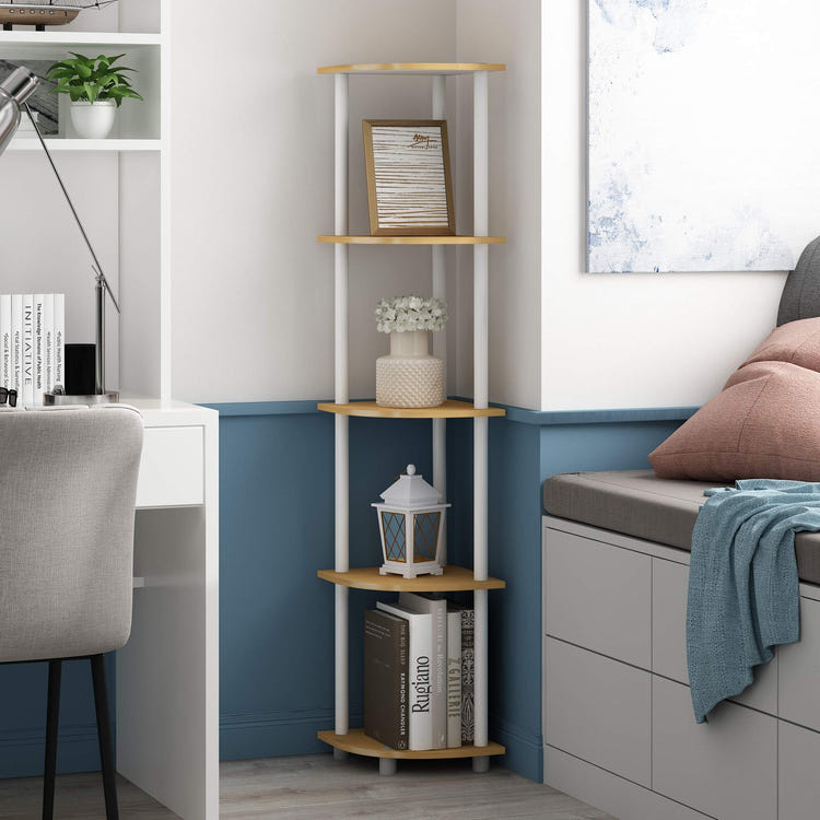 Furinno Turn-N-Tube 5 Tier Corner Display
