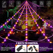 '200' Spider Web with 59' Giant Spider – Halloween Outdoor/Indoor Decor for Yard