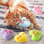 MALLMALL6 Halloween Catnip Toys – 5pcs Pumpkin Teething Set for Kittens & Cats