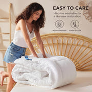 Bedsure Queen Comforter Duvet Insert White