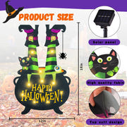 Halloween Lighted Garden Flag for Outside