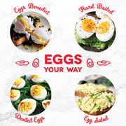 DASH Rapid Egg Cooker: 7 Egg Capacity Electric Egg Cooker for Hard Boiled Eggs
