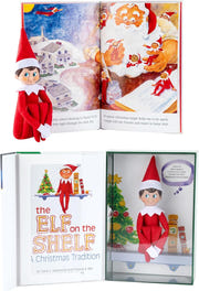 The Elf on the Shelf: A Christmas Tradition - Boy Scout Elf with Blue Eyes - Includes Artfully Illustrated Storybook, Keepsake Box and Official Adoption Certificate