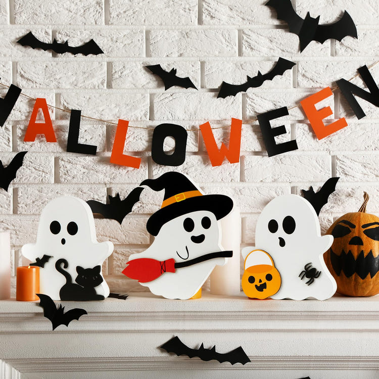 COCHIE Cute Ghost Halloween Decorations Indoor