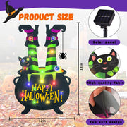 Halloween Lighted Garden Flag for Outside