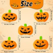 MALLMALL6 Halloween Catnip Toys – 5pcs Pumpkin Teething Set for Kittens & Cats