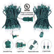 Minetom 25FT Halloween Purple String Lights